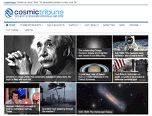 Tablet Screenshot of cosmictribune.com